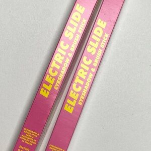 Lime Crime Electric Slide Eyeshadow & Brush Stick - Pink and Yellow